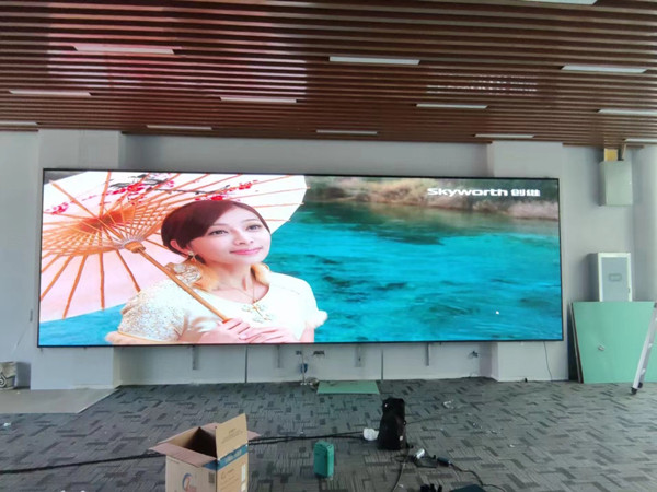 正镶白旗P1.53led小间距屏安装案例